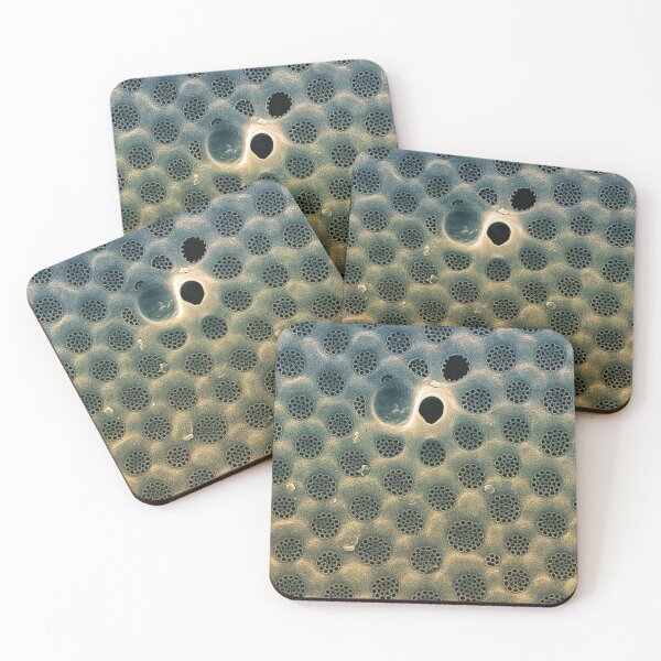 Item preview, Diatom - Coscinodiscus in SEM (external Blue) designed and sold by DiatomsATTACK.