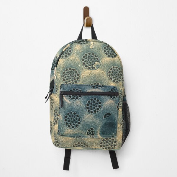 Item preview, Diatom - Coscinodiscus in SEM (external Blue) designed and sold by DiatomsATTACK.