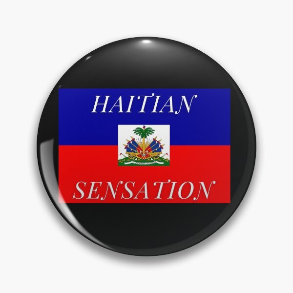 Item preview, HAITIAN SENSATION WITH FLAG OF HAITI designed and sold by DoloresAlaire.