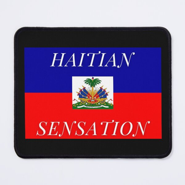 Item preview, HAITIAN SENSATION WITH FLAG OF HAITI designed and sold by DoloresAlaire.