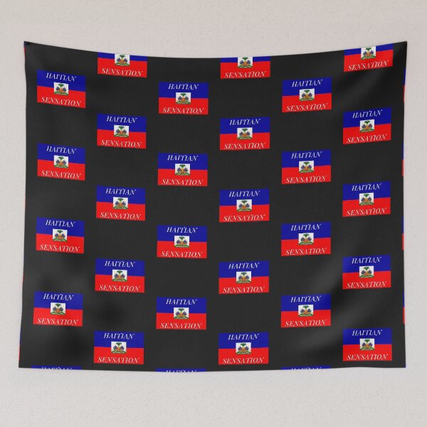 Item preview, HAITIAN SENSATION WITH FLAG OF HAITI designed and sold by DoloresAlaire.