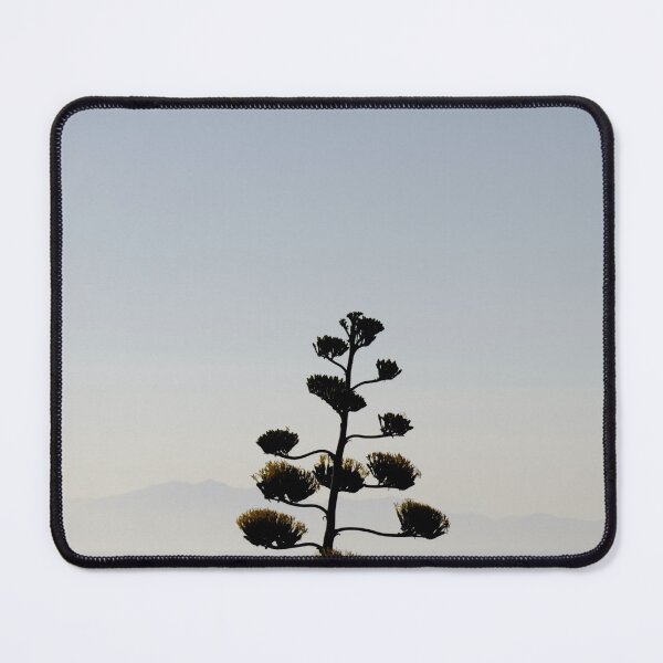 Item preview, agave americana, agave flower with mountain silhouette designed and sold by Michaelerch.