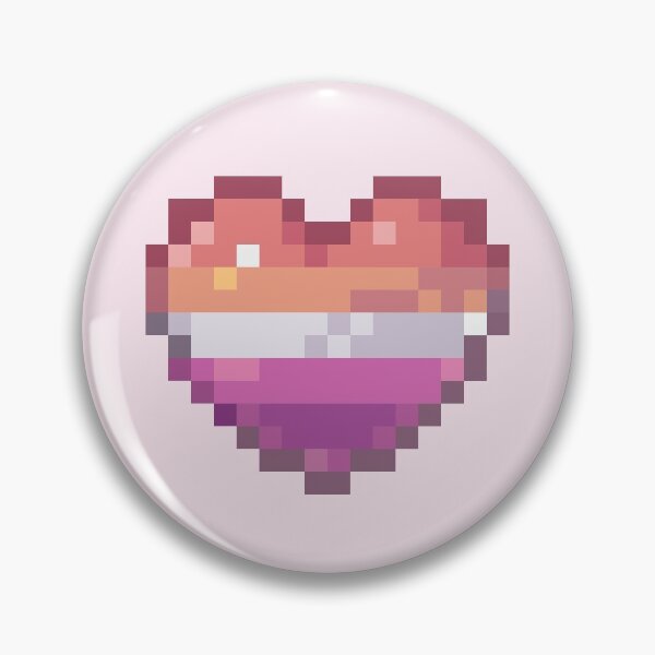 Item preview, Pixel Lesbian Heart designed and sold by abitofkake.