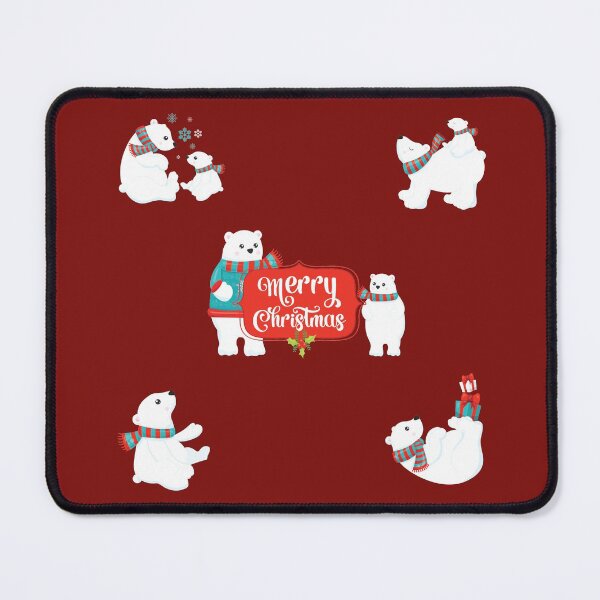 Item preview, Winter holiday/Christmas sticker pack - Christmas polar bears designed and sold by Kidzz.