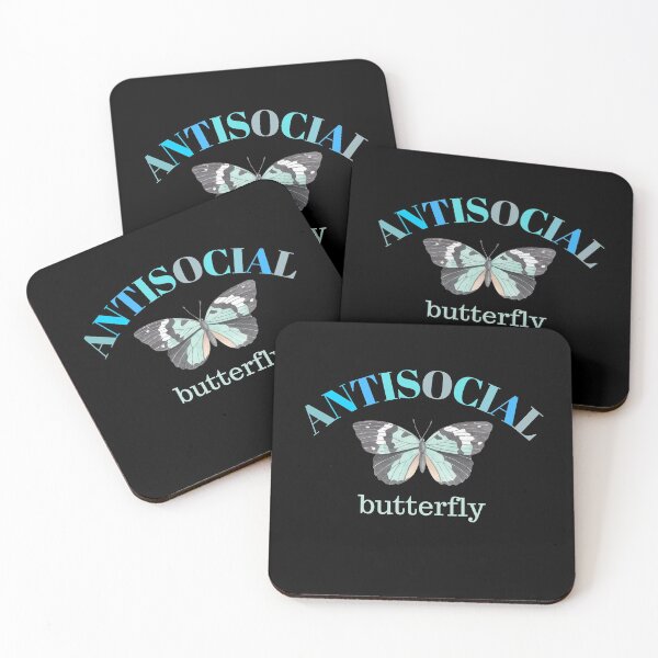 Item preview, Anti Social Butterfly , Social Butterfly Tee, Butterfly, Antisocial, Introvert, Graphic Tee, Gift, Butterflies designed and sold by artbyrosse.