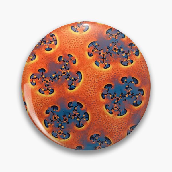 Item preview, Arachnodiscus External - Orange and Blue  designed and sold by DiatomsATTACK.