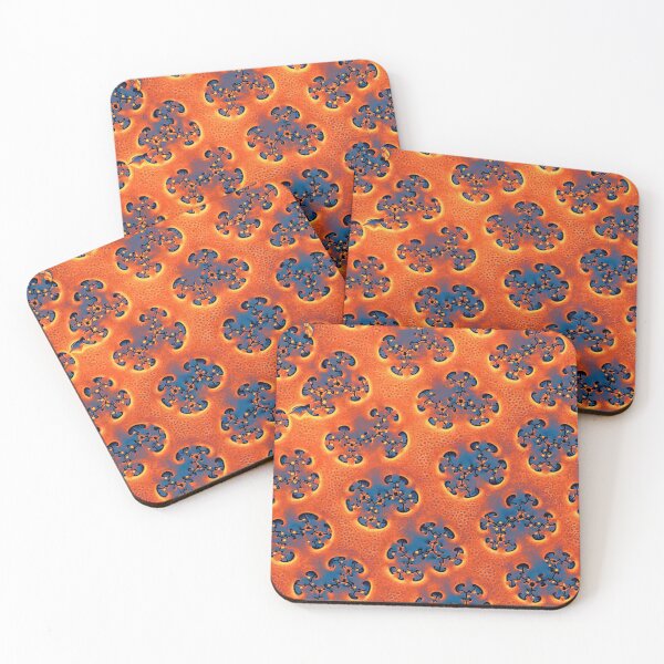 Item preview, Arachnodiscus External - Orange and Blue  designed and sold by DiatomsATTACK.