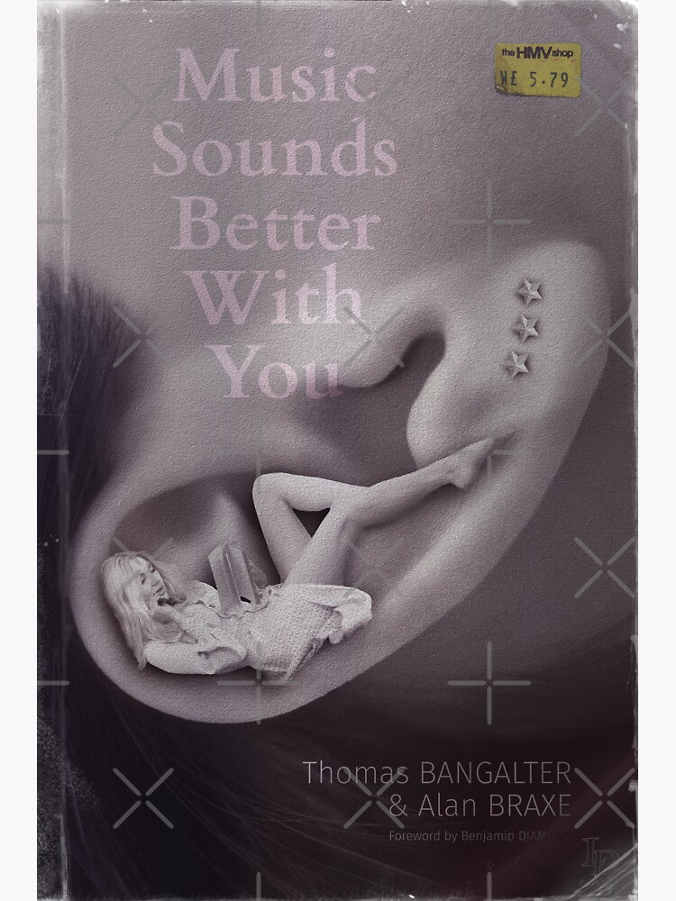 "Stardust Music Sounds Better With You Book Cover Poster" Sticker