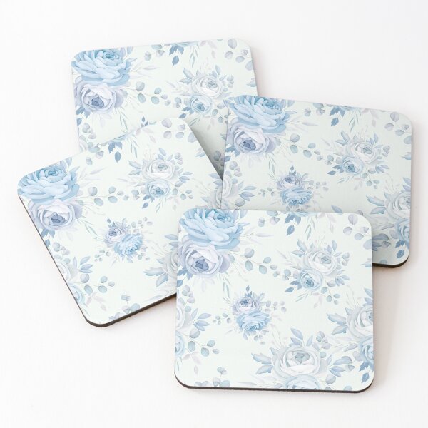 Item preview, Blue flowers pattern designed and sold by Moon-Light-Art.