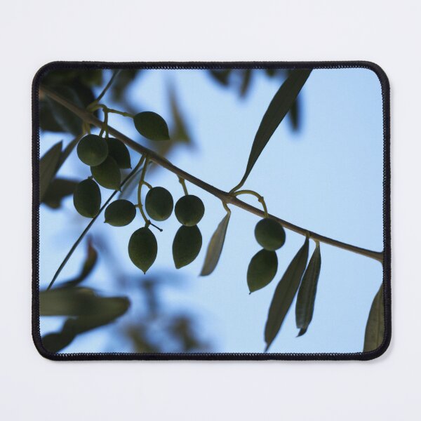Item preview, Olive tree branch against clear blue sky designed and sold by Michaelerch.