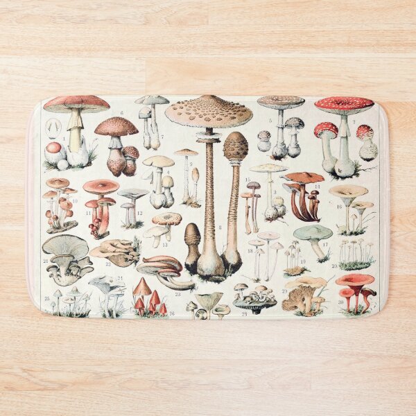 Item preview, Vintage Botanical Mushroom Illustration V.2 designed and sold by TheLykosApparel.