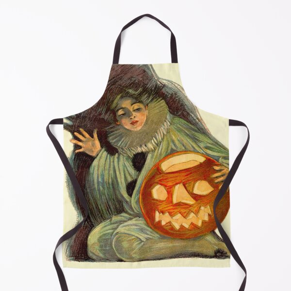 Item preview, Vintage Girl with Jack-o'-lantern designed and sold by IliaLobell.
