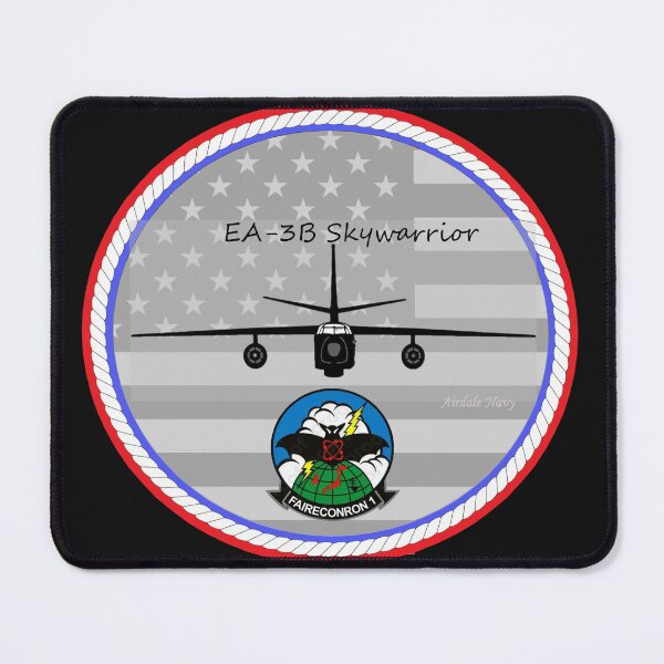 Item preview, EA-3B Skywarrior with Fleet Air Reconnaissance Squadron 1 Vintage Logo designed and sold by Airdale Navy.