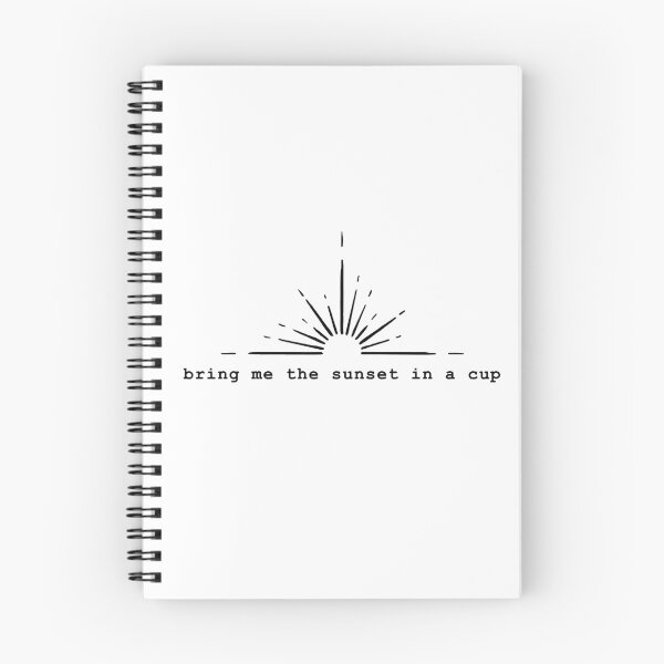 Item preview, bring me a sunset in a cup (by Emily Dickinson) designed and sold by olgaaimm.