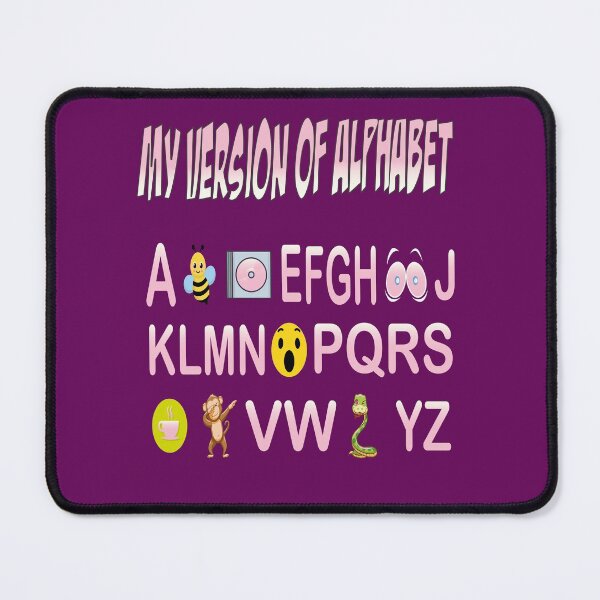 Item preview, My New Version of Alphabet | Very funny Teacher Quotes designed and sold by YAHIA-14.