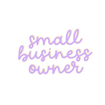 Artwork thumbnail, small business owner - purple by AphroditeByE888