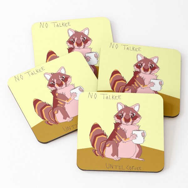 Item preview, No talkee until Coffee (2021) designed and sold by CatmintDragon.