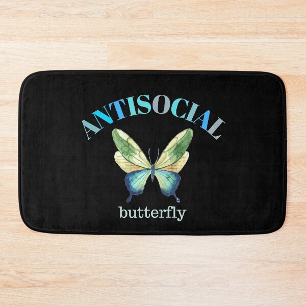 Item preview, Copy of Anti Social Butterfly , Social Butterfly Tee, Butterfly, Antisocial, Introvert, Graphic Tee, Gift, Butterflies designed and sold by artbyrosse.