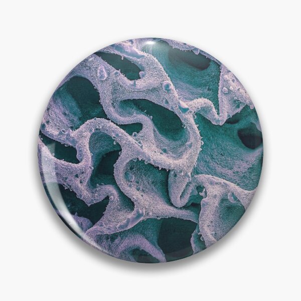 Item preview, Mushroom in SEM (blue) designed and sold by DiatomsATTACK.