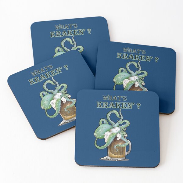 Item preview, Octopus Drink: What's Kraken green designed and sold by iduzarts.