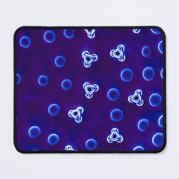 Item preview, Diatom - Lindavia in SEM (cribra, blue) designed and sold by DiatomsATTACK.