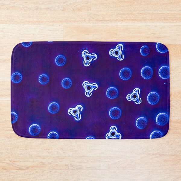 Item preview, Diatom - Lindavia in SEM (cribra, blue) designed and sold by DiatomsATTACK.