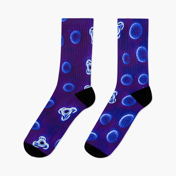 Item preview, Diatom - Lindavia in SEM (cribra, blue) designed and sold by DiatomsATTACK.