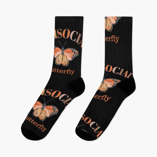 Item preview,  Anti Social Butterfly , Social Butterfly Tee, Butterfly, Antisocial, Introvert, Graphic Tee, Gift, Butterflies designed and sold by artbyrosse.