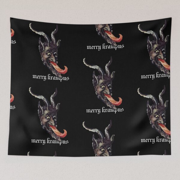 Item preview, Merry Krampus Gruss Vom Greetings from Christmas Demon designed and sold by Flying Jake.