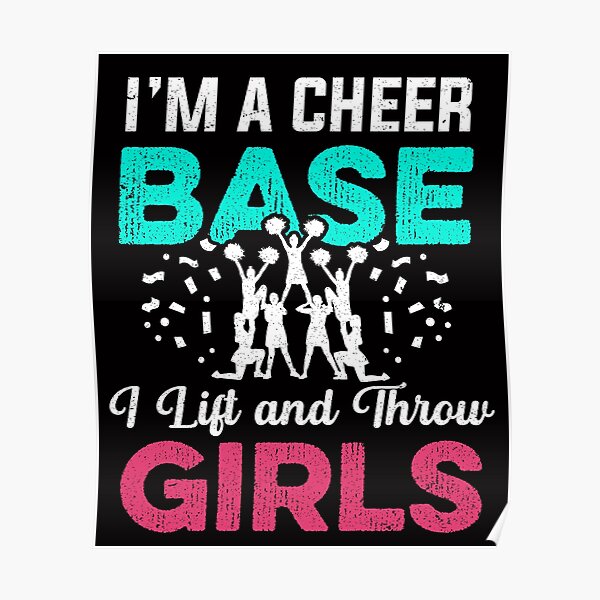 "Lustige Cheerleader Cheerleading Squad Coach Team Flyer" Poster von