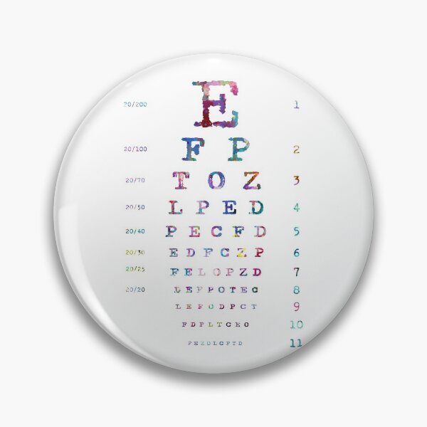 Item preview, Old Typewriter Eye Chart Diagram Optotype Visual Acuity designed and sold by EvasDreams.