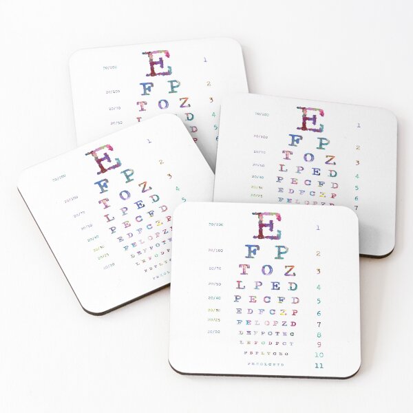 Item preview, Old Typewriter Eye Chart Diagram Optotype Visual Acuity designed and sold by EvasDreams.