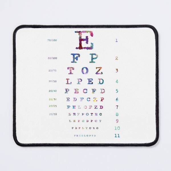 Item preview, Old Typewriter Eye Chart Diagram Optotype Visual Acuity designed and sold by EvasDreams.