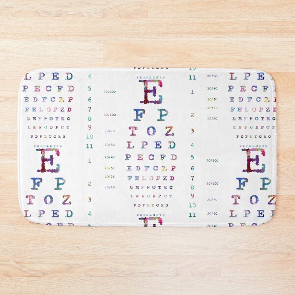 Item preview, Old Typewriter Eye Chart Diagram Optotype Visual Acuity designed and sold by EvasDreams.