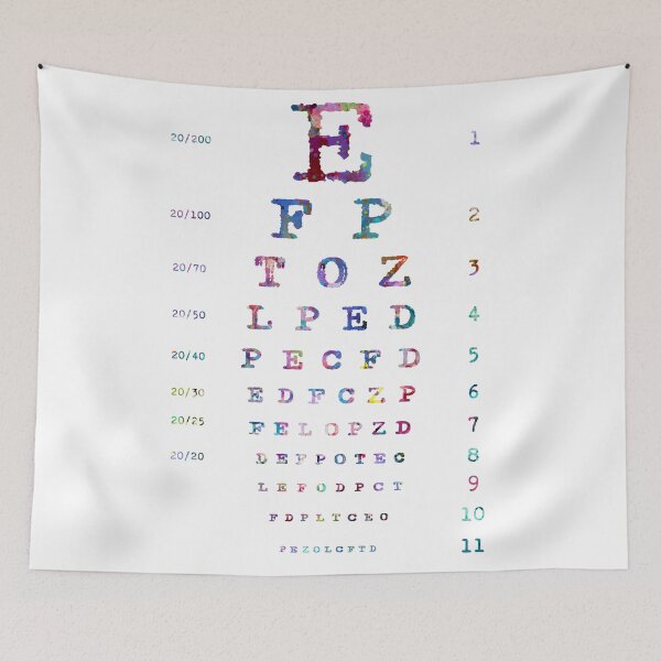 Item preview, Old Typewriter Eye Chart Diagram Optotype Visual Acuity designed and sold by EvasDreams.