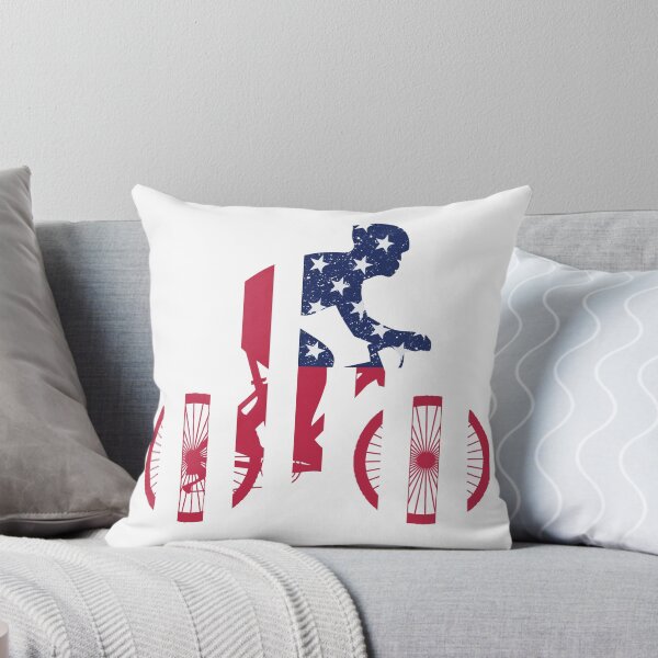 Item preview, USA Stars And Stripes Patriotic Bicyclist Biker Design designed and sold by SpotWarehouse.