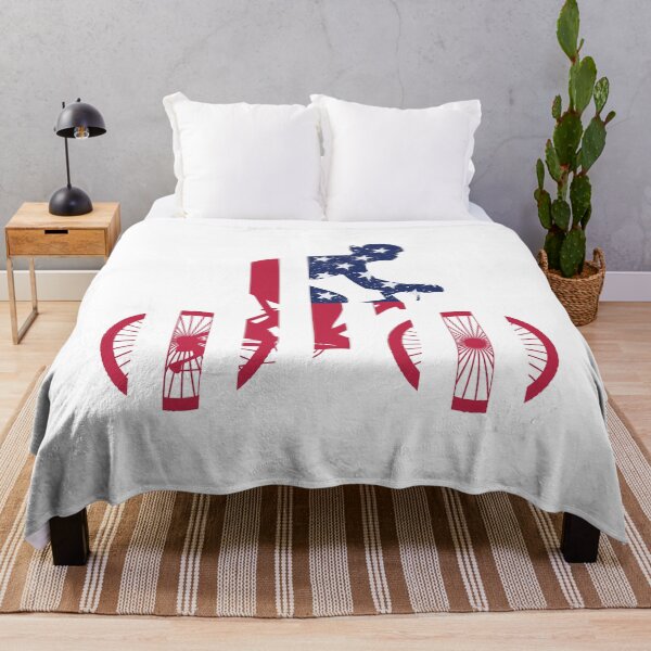 Item preview, USA Stars And Stripes Patriotic Bicyclist Biker Design designed and sold by SpotWarehouse.
