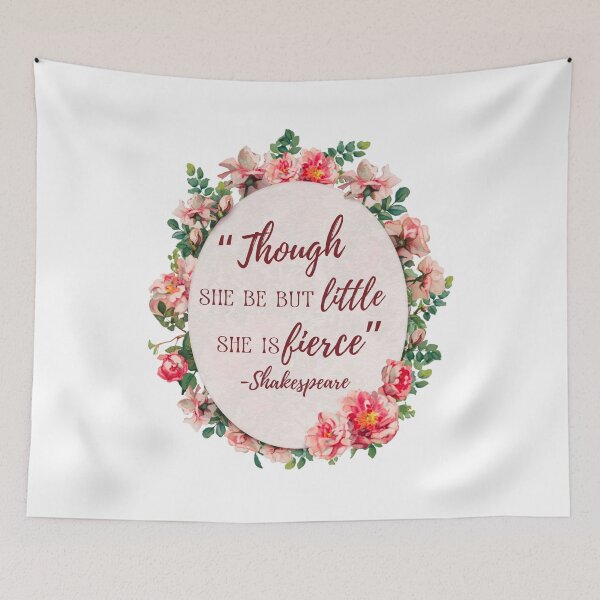 Item preview, Though She Be Little She Be Fierce Shakespeare Quote designed and sold by Bellathewilde.