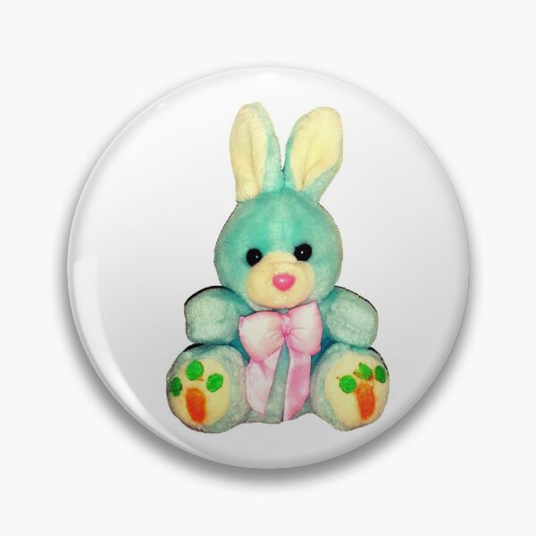 Aperçu de l'œuvre Lapin bleu clair mignon avec carottes et nœud papillon créée et vendue par LoloTrends.