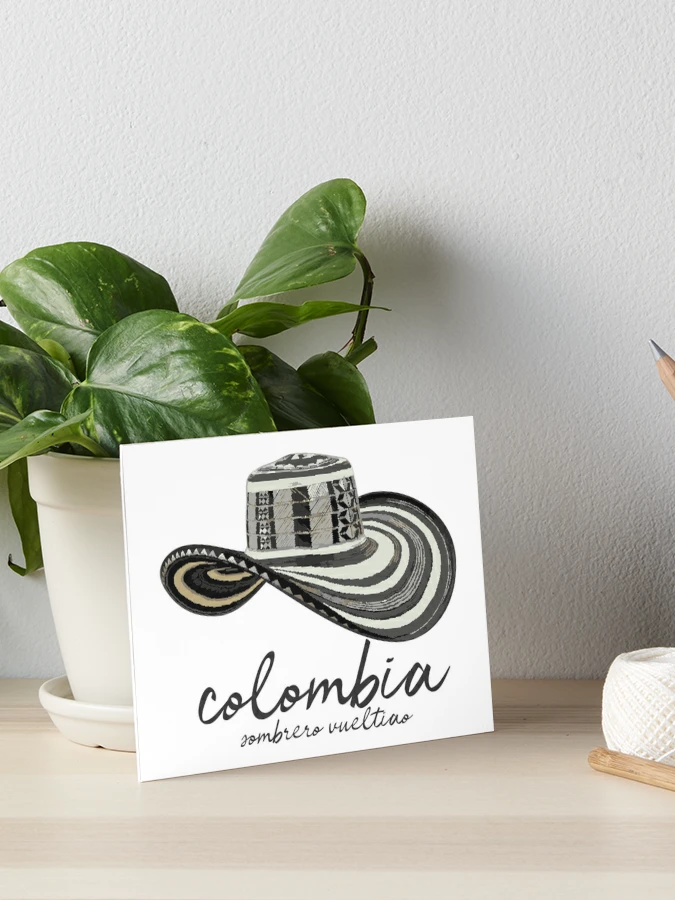 COLOMBIA HAT VUELTIAO VALLENATO Poster by OneDailyDesign