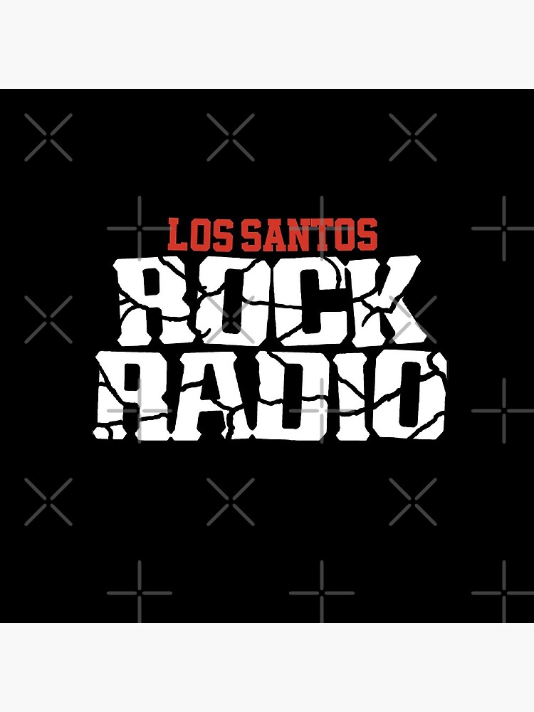 Radio Los Santos , Rock Radio Pin for Sale by theDlab