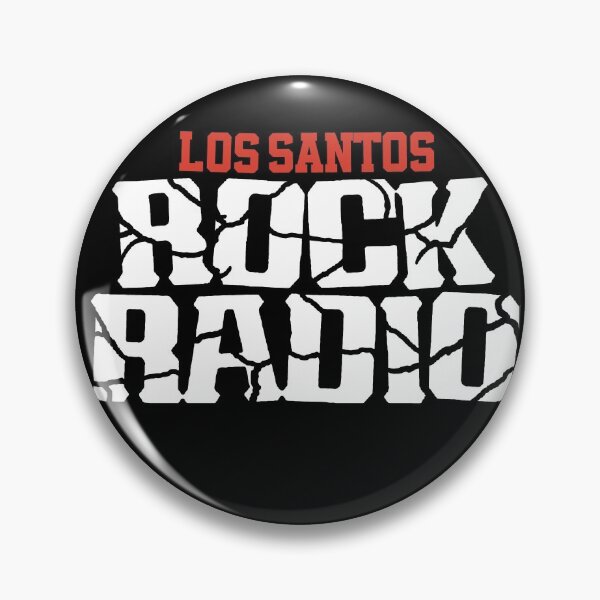 Radio Los Santos , Rock Radio Pin for Sale by theDlab