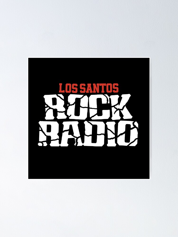 Radio Los Santos , Rock Radio Sticker for Sale by theDlab