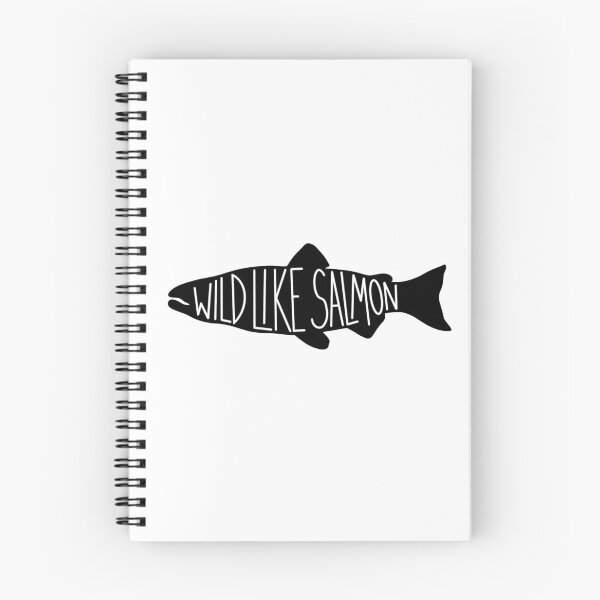 Item preview, Wild Like Salmon designed and sold by sarahschroeder.