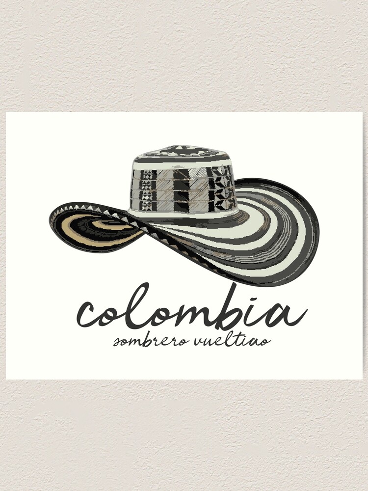 COLOMBIA HAT VUELTIAO VALLENATO Poster by OneDailyDesign