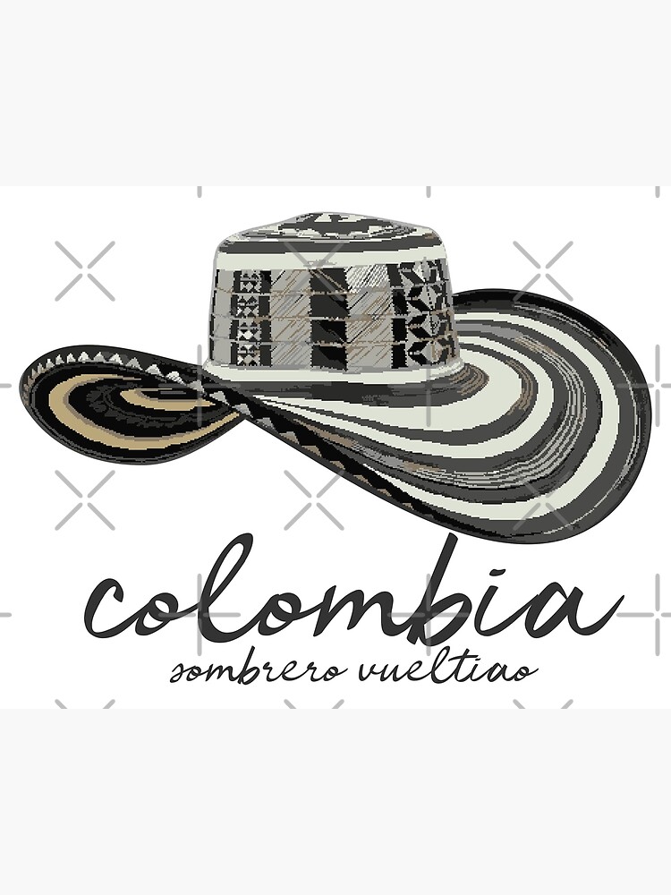 COLOMBIA HAT VUELTIAO VALLENATO Poster by OneDailyDesign