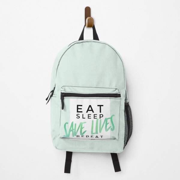 Item preview, East Sleep Save Lives Repeat - Green designed and sold by giftex.