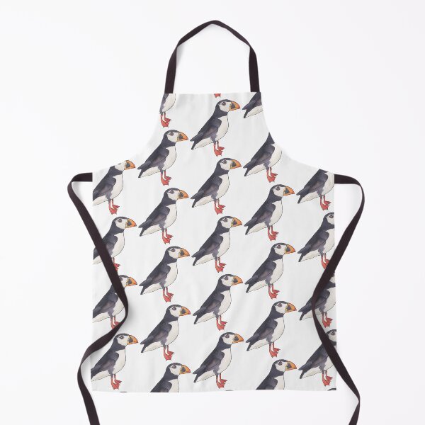 Item preview, Atlantic Puffin bird species watercolor art designed and sold by TheWaterBirds.