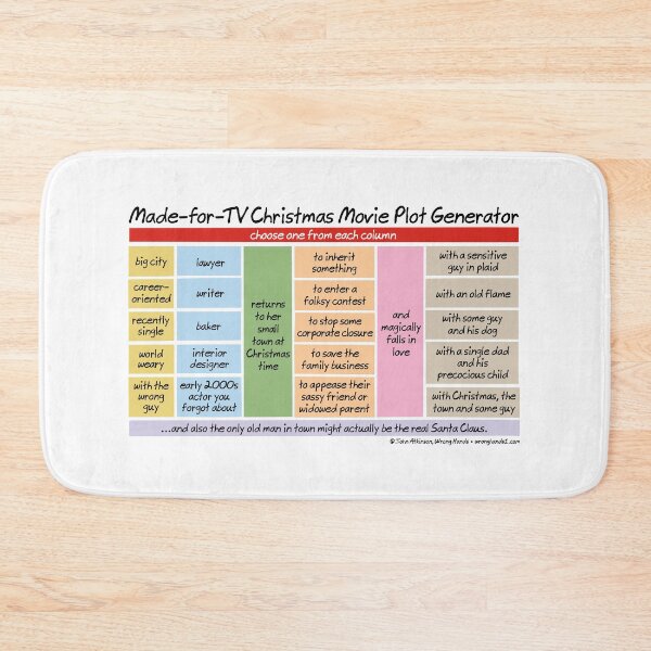 Item preview, Made-for-TV Christmas Movie Plot Generator designed and sold by WrongHands.
