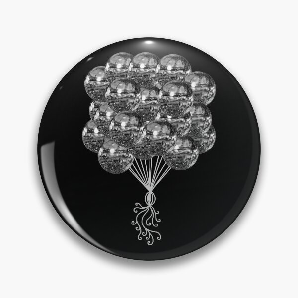 Item preview, Retro Silver Disco Ball Balloons designed and sold by Deborah Camp.